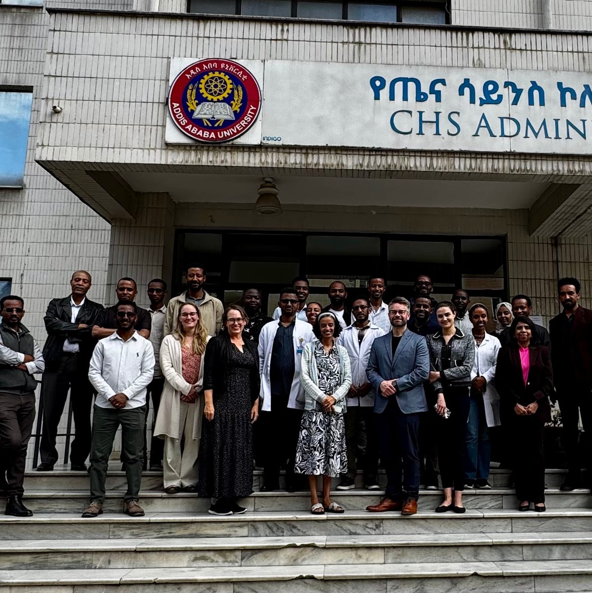 ASCO's tweet photo. We recently hosted an MCMC with our International Cancer Corps partners at Tikur Anbessa Specialized Hospital (TASH) in Addis Abba, Ethiopia. Thank you to the team at TASH for collaborating with us to strengthen cancer care delivery!

#ASCOGlobalImpact #GlobalOncology https://t.co/6abRtsuomX