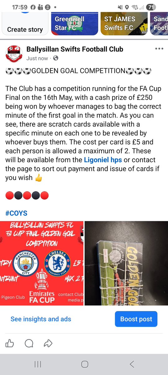 BSwifts's tweet image. If anyone would like to enter, drop us a DM 👍

#COYS