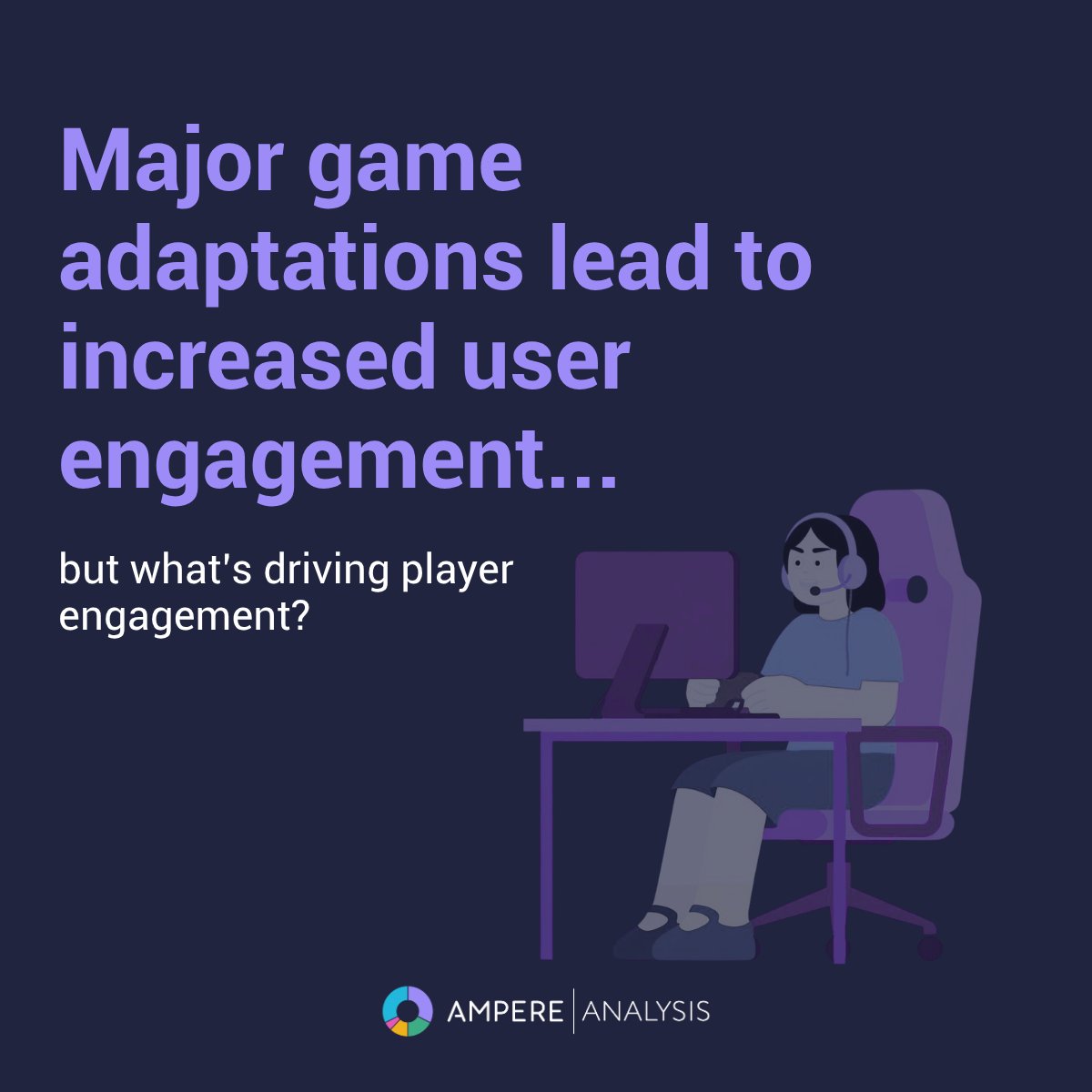 AmpereAnalysis's tweet image. In our latest insight, we explore what’s driving player engagement around game adaptations, with Ampere’s sentiment analysis uncovering what shapes player awareness. 

Read more: hubs.ly/Q04fshnk0

#Games #Transmedia #AudienceInsights