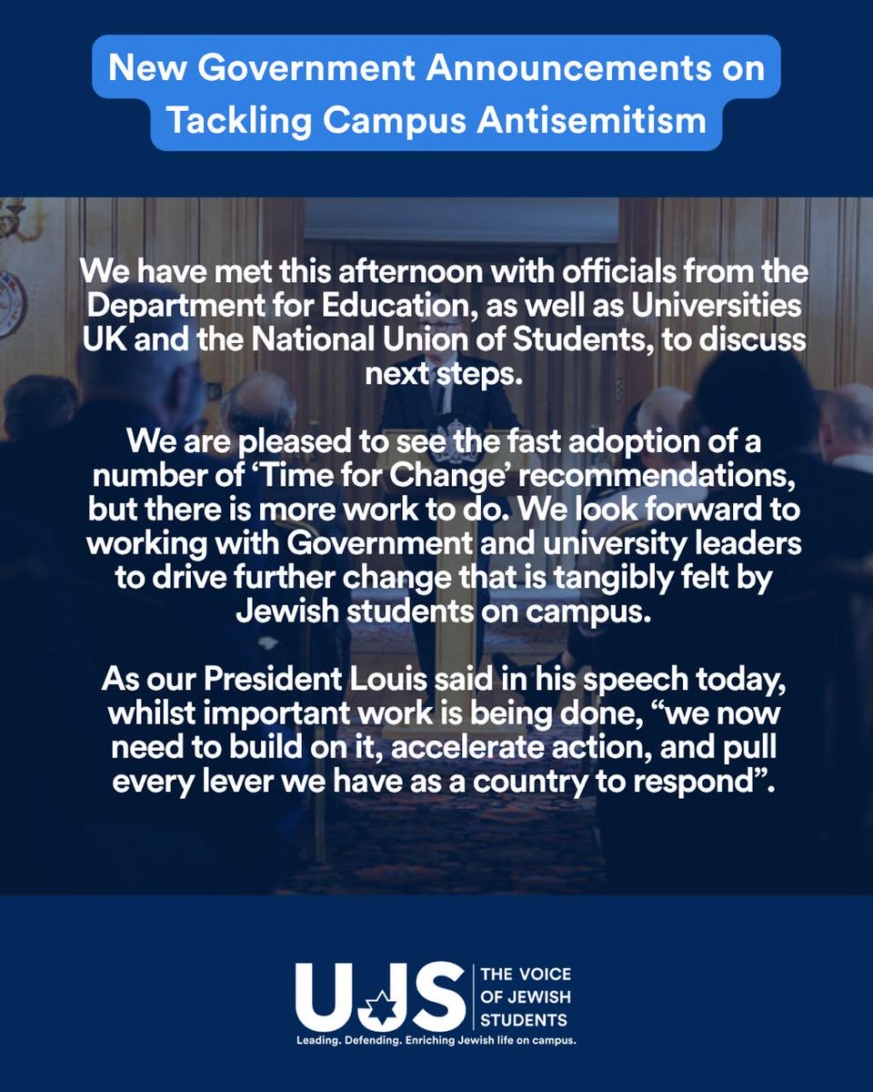 Union of Jewish Students tweet media