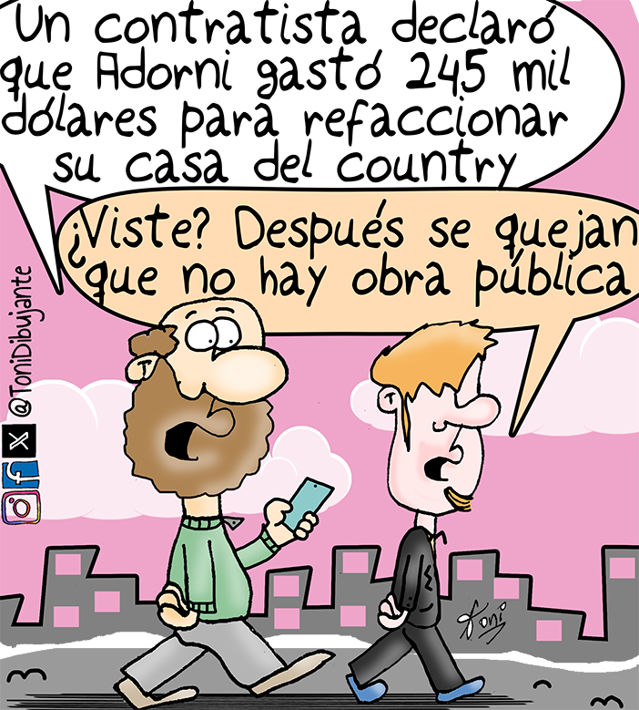 Obras #Narigones #Adorni #Contratista #ObraPublica