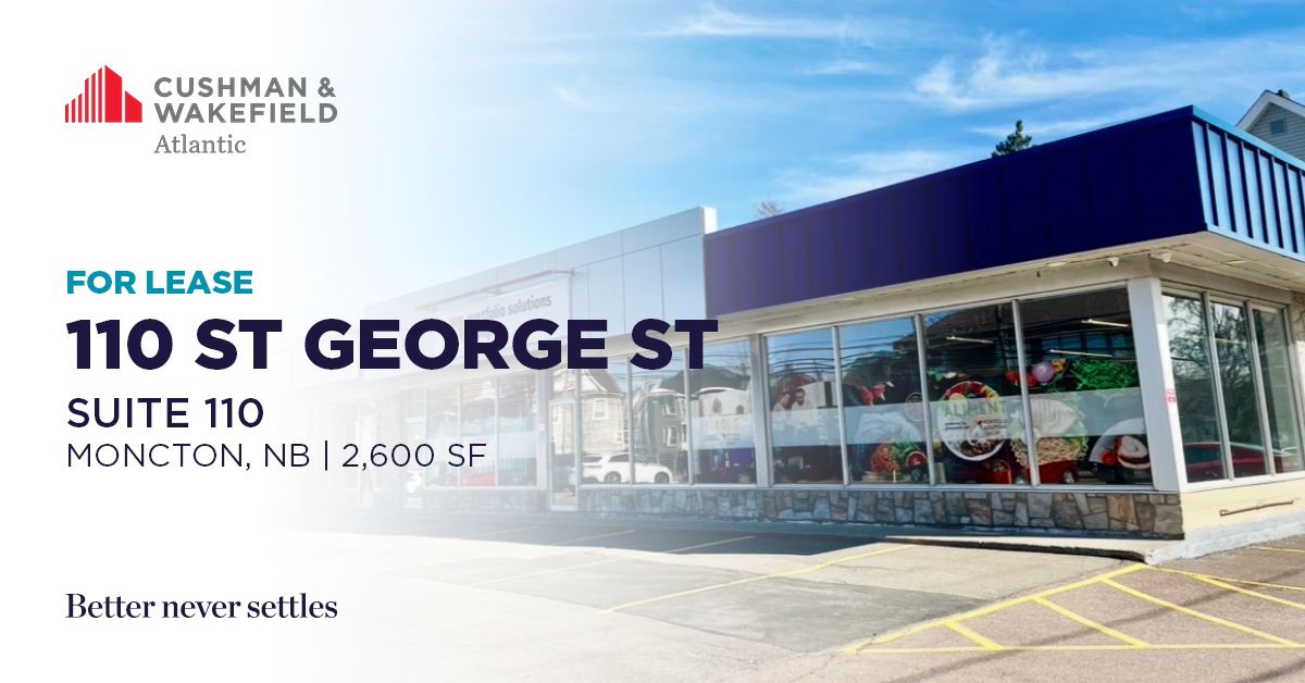 CWAtlantic's tweet photo. For Lease | 110 St. George St, Suite 110, Moncton

Ground-floor suite of 2,600 sf located in downtown Moncton. This versatile space is ideal for a wide range of uses.

Adam MaGee: https://t.co/uoCdF17MSN
Suzie Taylor: https://t.co/G4lN8Tixji

Full listing: https://t.co/JjBWYmI7cl https://t.co/fMNGCMKL6u
