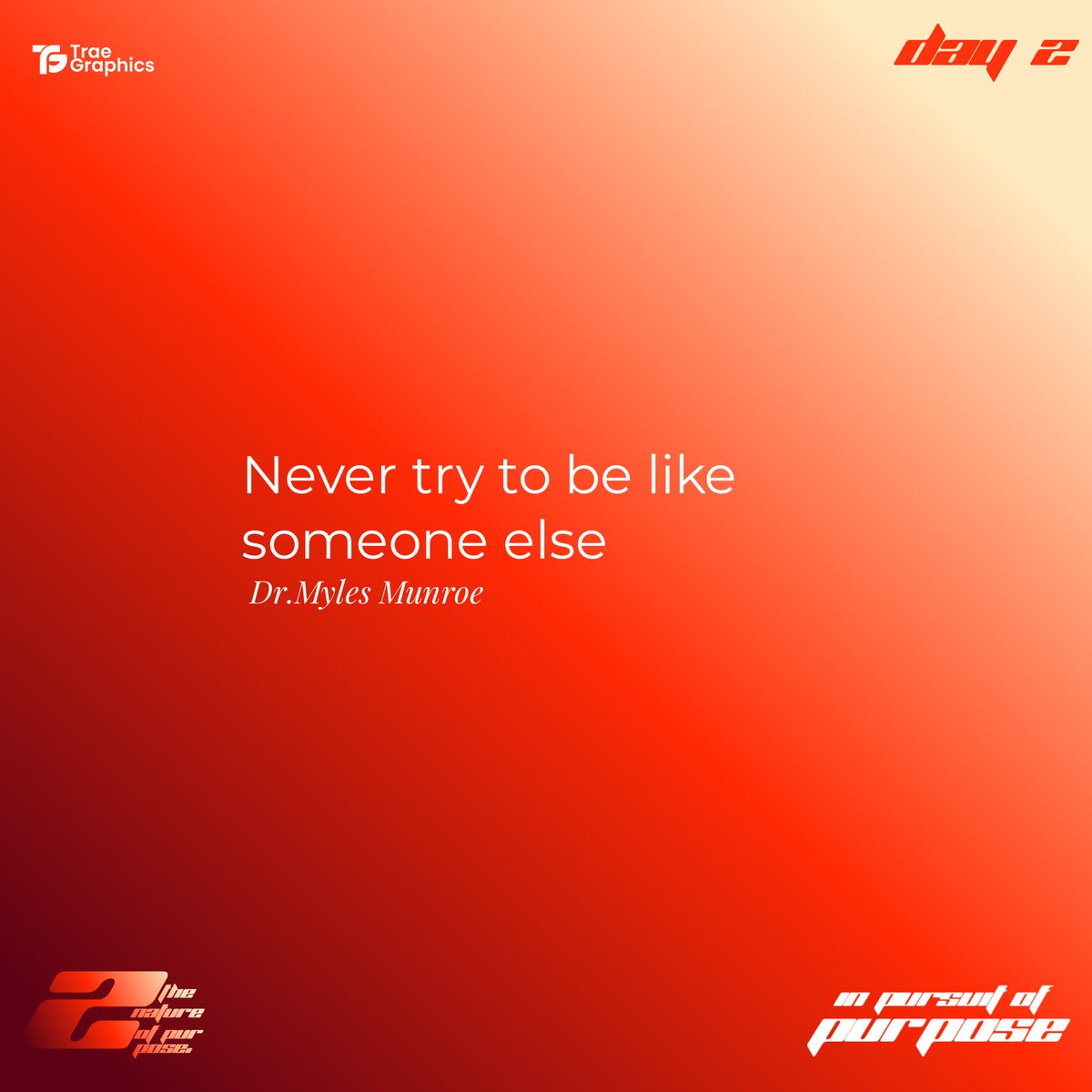traelab's tweet image. Never be like someone else...I was told that we lack originality...
#purpose #meforme #traelabs