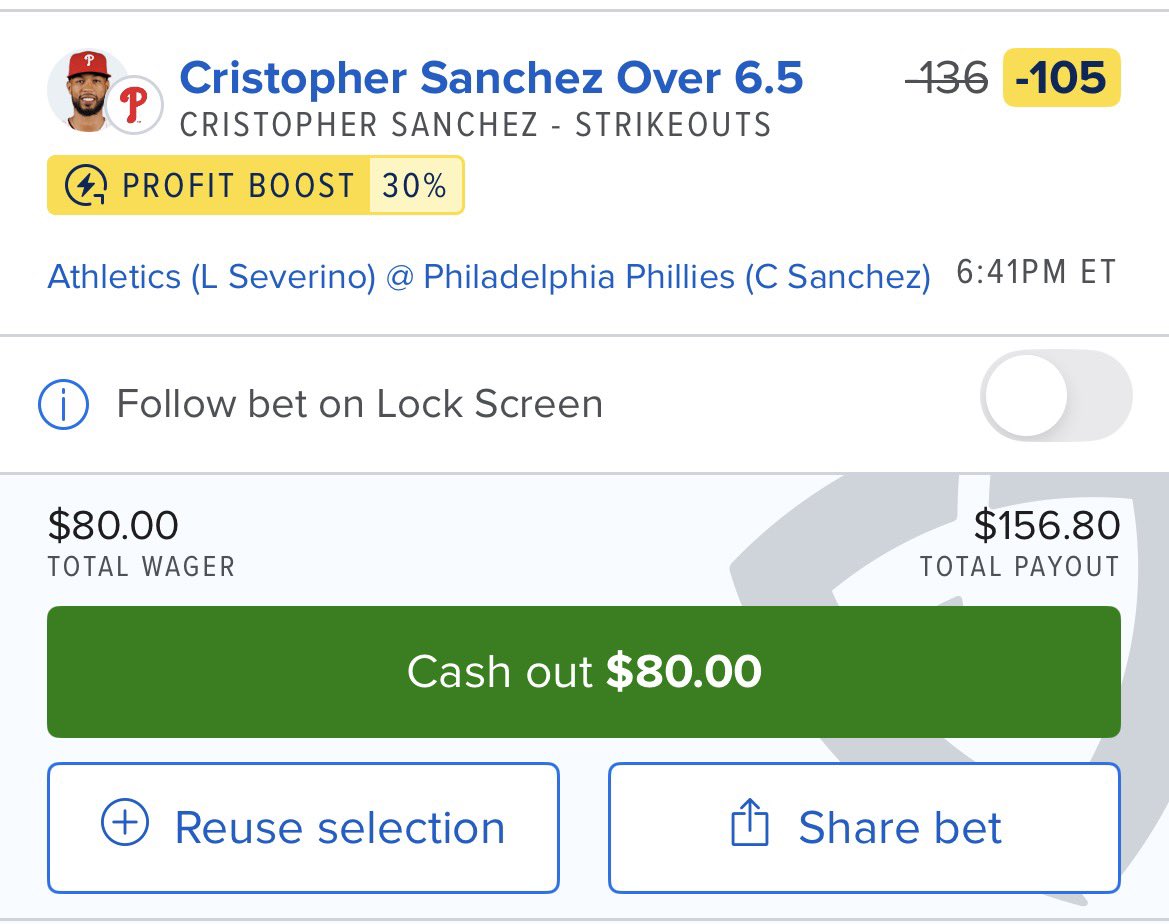 LockItLive's tweet image. 🚨MLB PLAYS OF THE DAY🚨

I have four extremely sharp plays in tonight's #MLB slate‼️

We went 3/4 on my MLB "Plays of the Day" yesterday and are now 7/8 over the last two days 🔥

Let's stay hot and cash out again today💸

#Fanduel #Draftkings #ESPNBet #mlbbets #parlay