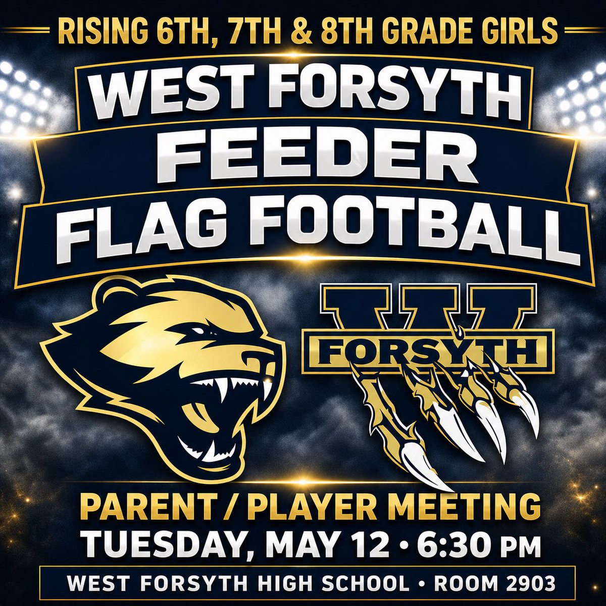 West Forsyth Flag Football Feeder (6th, 7th, 8th) tweet media