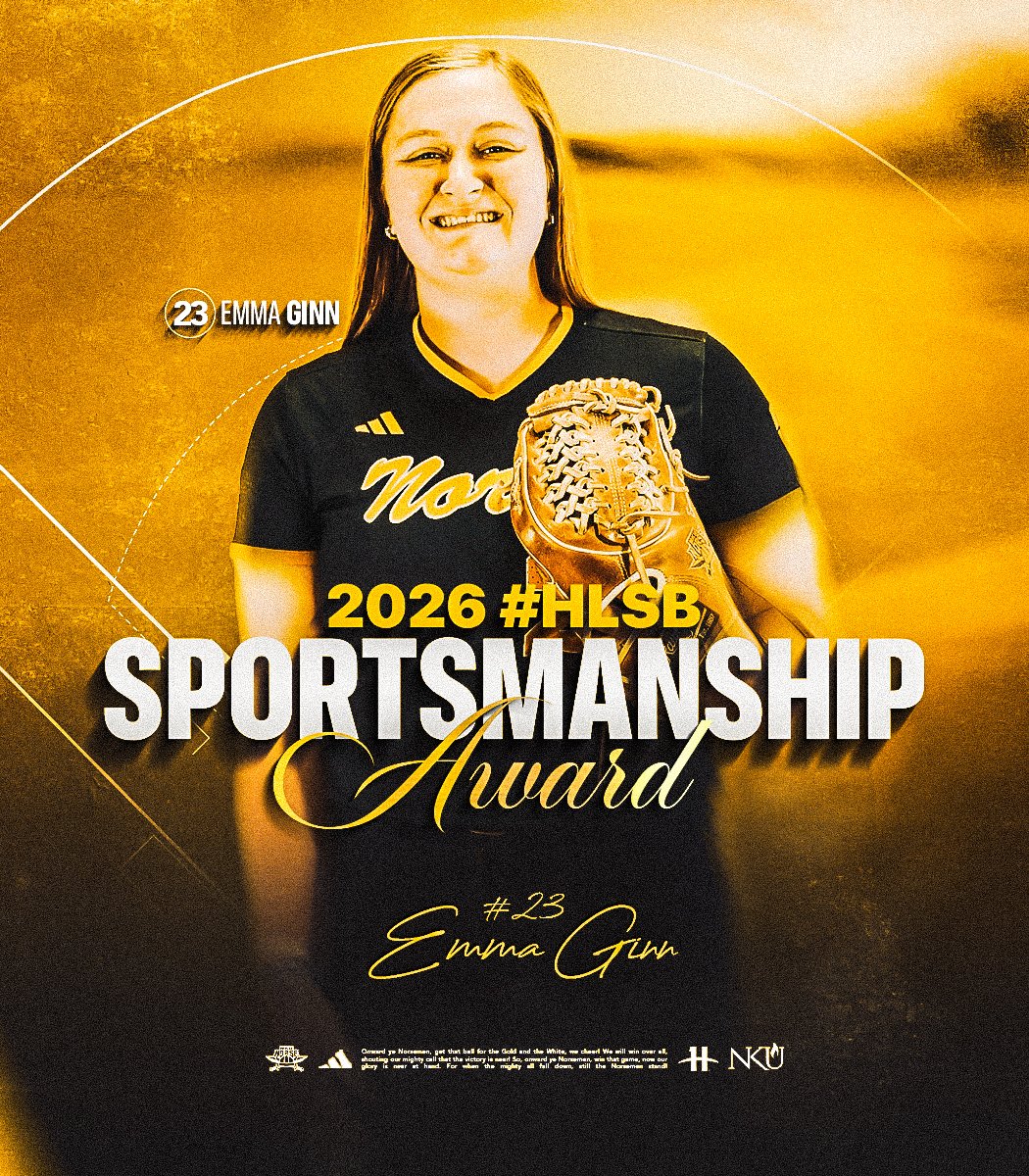 NKUNorseSB's tweet photo. Class act 🤝

Congrats to Emma Ginn on earning the Horizon League Sportsmanship Award! https://t.co/G8DfOnWD6t