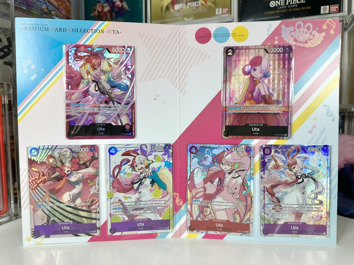 Featured OPTCG set of the day! Premium Card Collection Uta