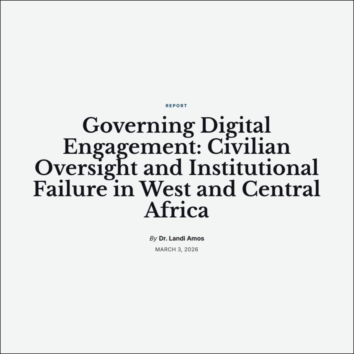 Athena Centre for Policy and Leadership tweet media