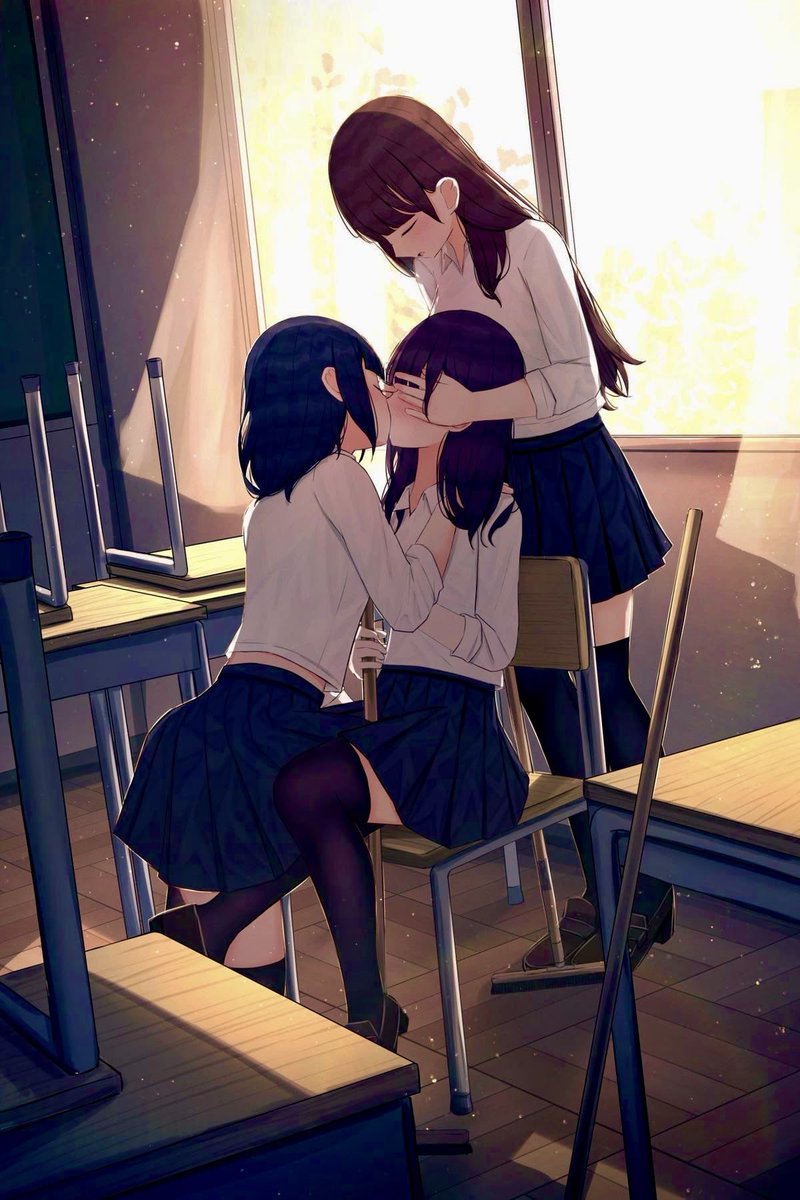 alexisgram2108's tweet photo. Golden hour kisses 💕

 #Yuri #AnimeArt #GL #GirlsLove #DigitalArt https://t.co/rmzX4lwPC3