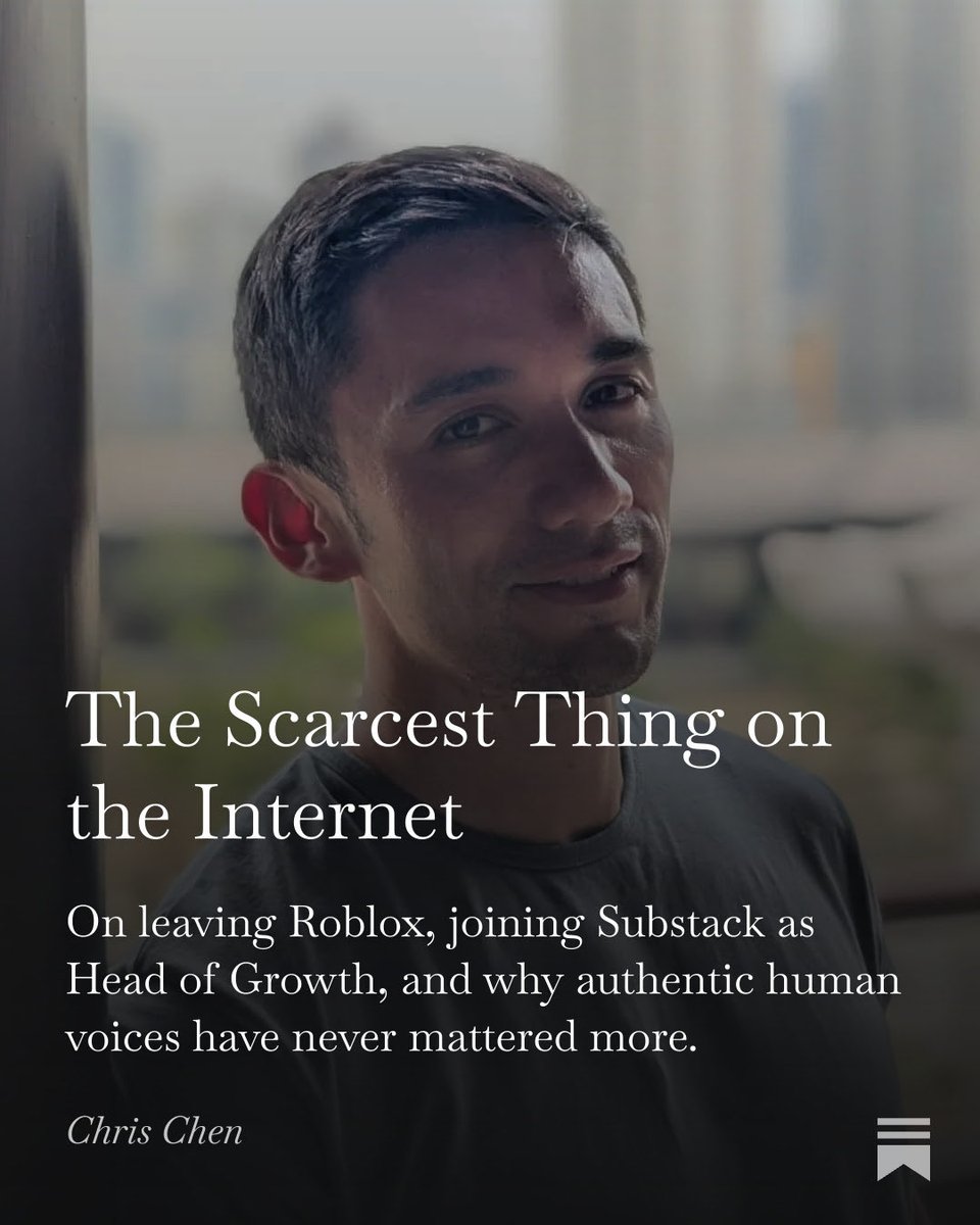 Christ0pherus's tweet photo. We were told nobody reads anymore. Substack’s 5 million paid subscribers would like a word. My first post on why I’m joining as Head of Growth: 
 https://t.co/c50wvS4pYj https://t.co/Quzr8z9rLE