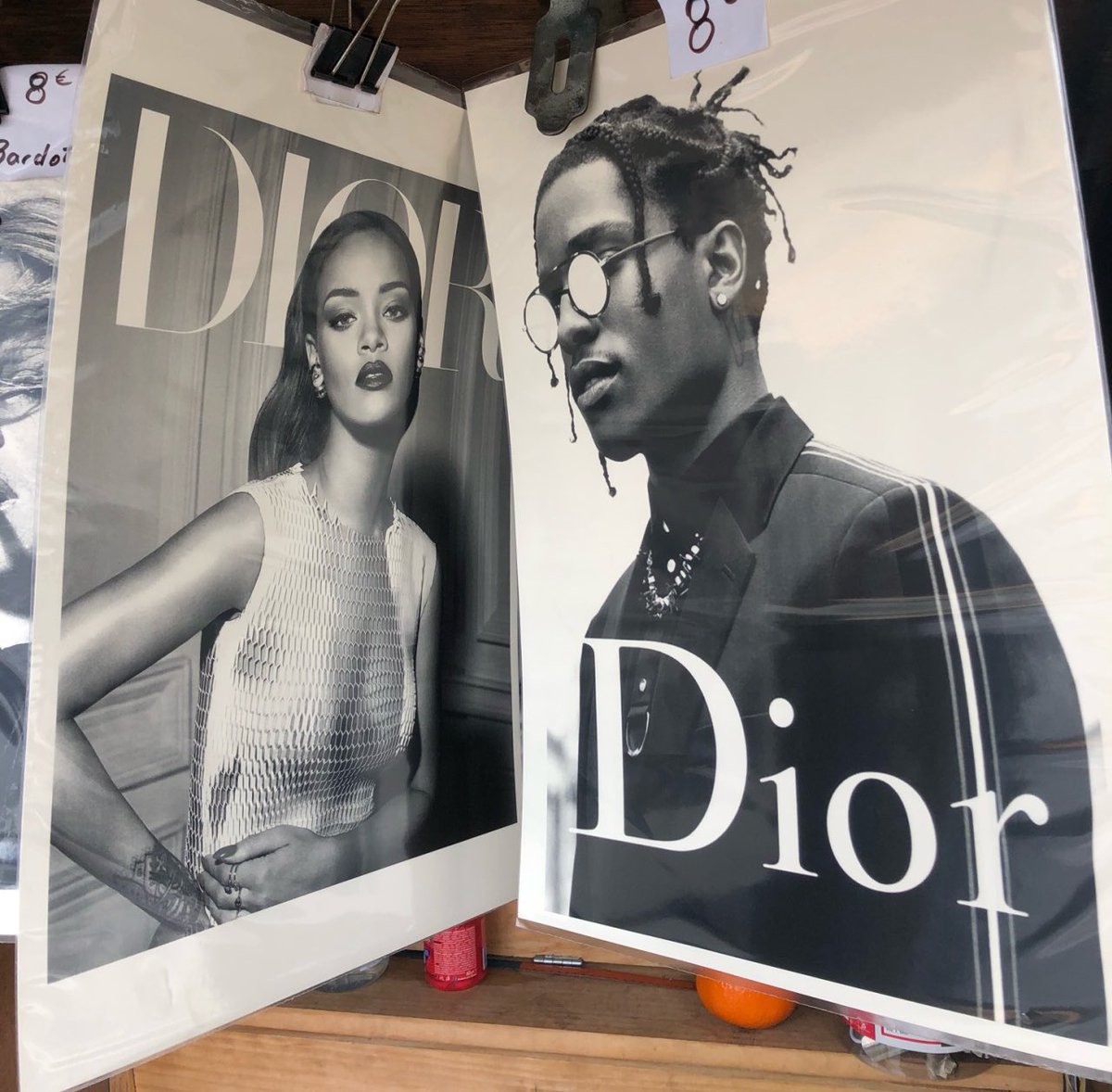 ASAP Rocky was the first black man to be the face of Dior and Rihanna was the first black woman.