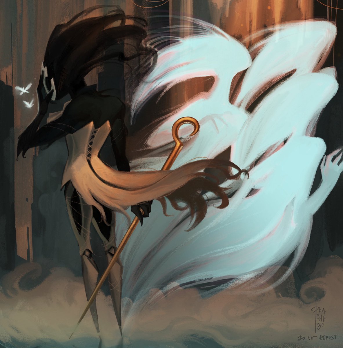 peache_bo's tweet photo. my first Phantom painting from feb 
#silksong 🎼 https://t.co/GaF8Xc0Gs2