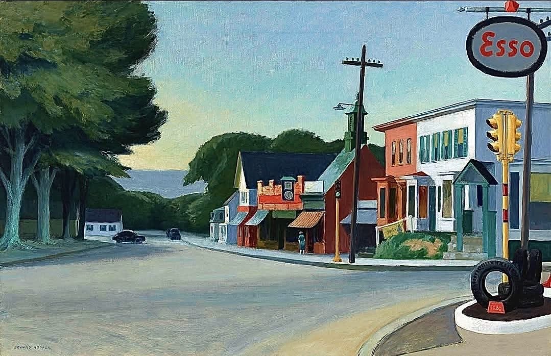GmtServ66872's tweet image. #arte Portrait of Orleans, 1950 #EdwardHopper ✨💚