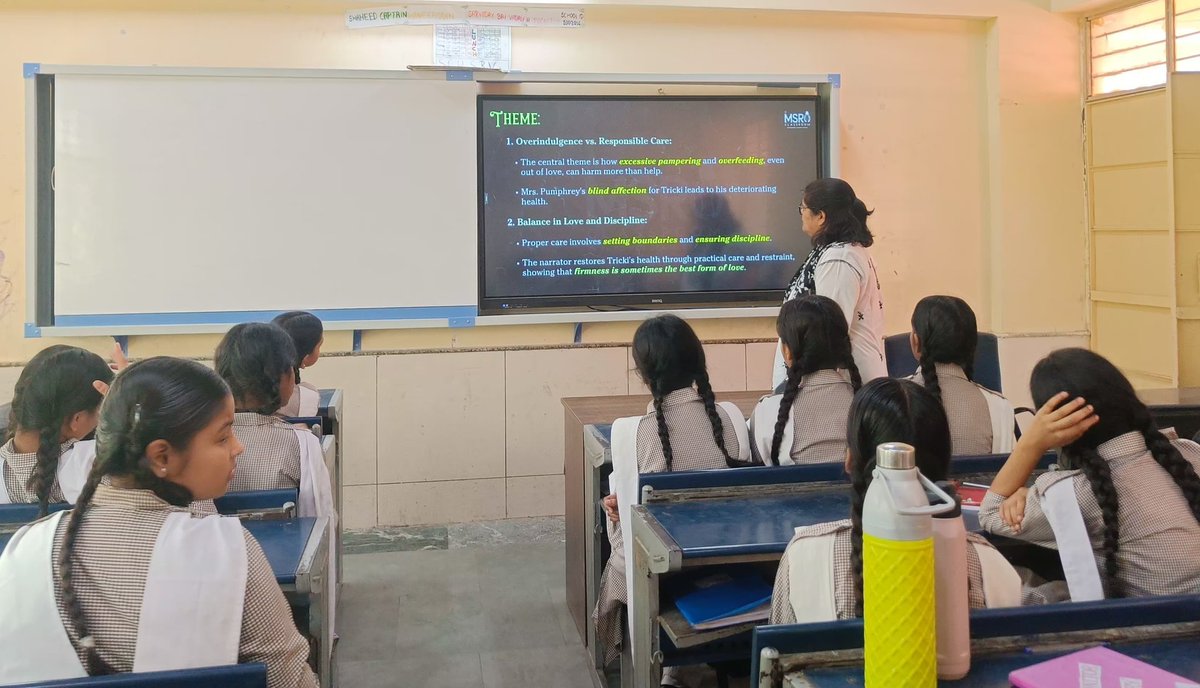 DrPoonam_doe's tweet photo. Teaching is no longer limited to textbooks 📘➡️💻
With digital tools &amp; smart classrooms, learning becomes visual, practical &amp; powerful in #SKV Pocket 4 Mayur Vihar Phase-I! 🌱✨
@Dir_Education 
@DelEduRevolutn https://t.co/ie2MGW0mJt