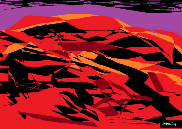 CatholicScifi's tweet photo. Art of the Day! "Alien Landscape". Buy at: https://t.co/r369yBcayv https://t.co/UBQRhqt8Fx
