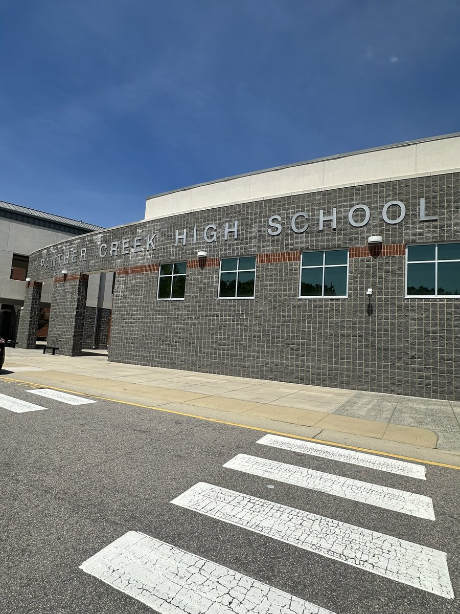 _Coach_Smith's tweet photo. Great visit with @PCHSFootball! Appreciate the hospitality from @PantherCreekFB to talk about @SCState_Fb! https://t.co/X9EHNIwUfy