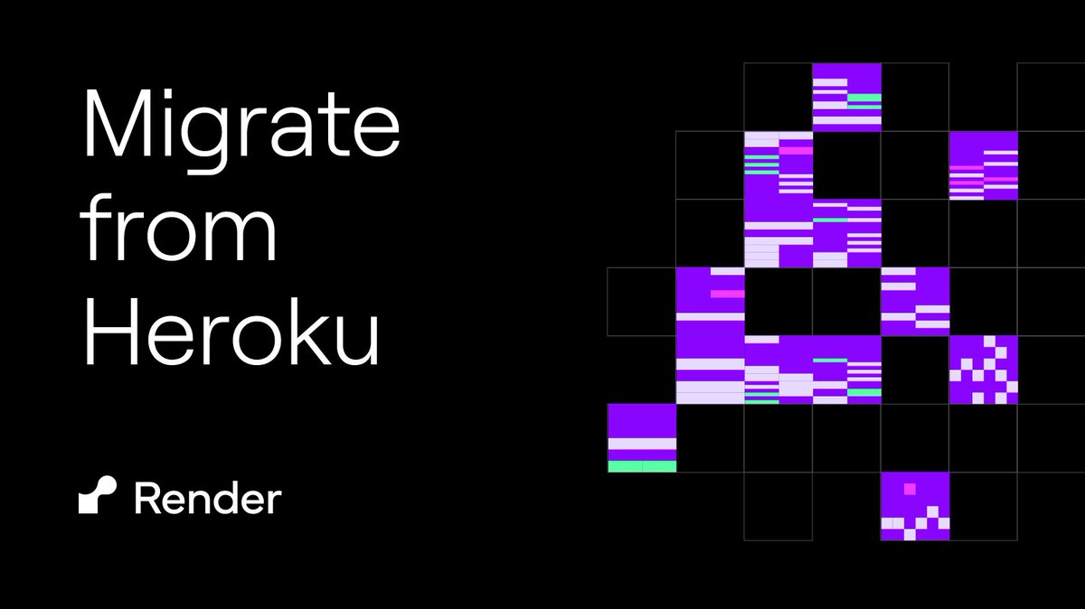 render's tweet photo. Modernize your infrastructure and reduce cloud costs without sacrificing Heroku-like developer simplicity. Migrate from Heroku with near-zero downtime.