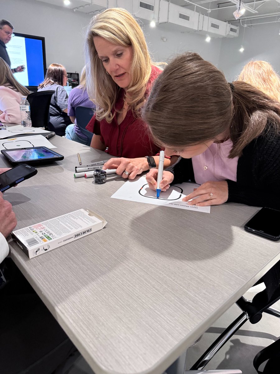 BCSSTEMHub's tweet photo. What a great morning at the STEM Hub Lending Library &amp; TLC w/ @prospectvikings  School! From 3D printing to Sphero indi, Ozobots Ari, &amp; @LEGO_Group  CS &amp; AI kits, Ts jumped in, explored, &amp; learned together. Can’t wait to see the impact in classrooms!  #bcstech @BradleySchools https://t.co/GLtdm63Ke2