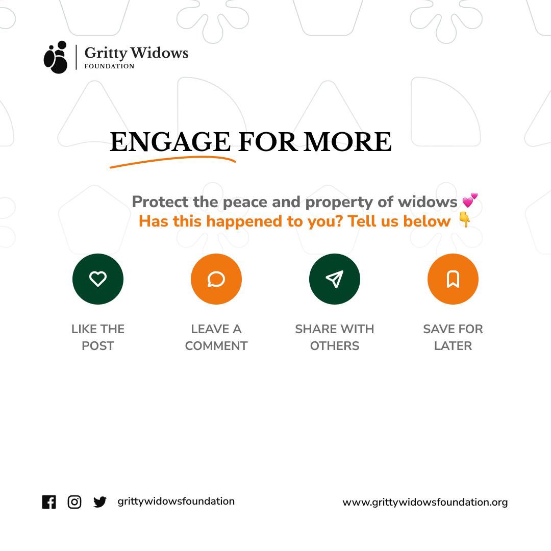 GrittyWidows's tweet image. Today’s #TipTuesday is about knowing the difference and standing up for the truth. Let’s protect the peace and property of widows.
#GrittyWidowsFoundation  #SocialJustice #WidowsRights #EndPropertyGrabbing