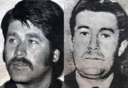 HorrifyingHist1's tweet photo. The "Psychopaths of Viña del Mar" were two former policemen who committed heinous crimes in the early 1980s, resulting in their execution in 1985. Their case shocked Chile and inspired the series Secrets in the Garden. 😱🔪 #TrueCrime #ChileanHistory #SecretsInTheGarden https://t.co/D5dy2Kom1C