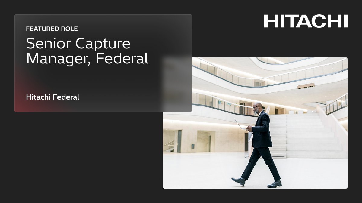 hitachi_federal's tweet image. 📣 We're hiring for a Senior Capture Manager to join our growing federal team! Help us shape what's next for the United States federal government and the nation we serve. Apply here: bit.ly/42TlRik #Hiring #JobOpening #NowHiring #Jobs #Recruitment