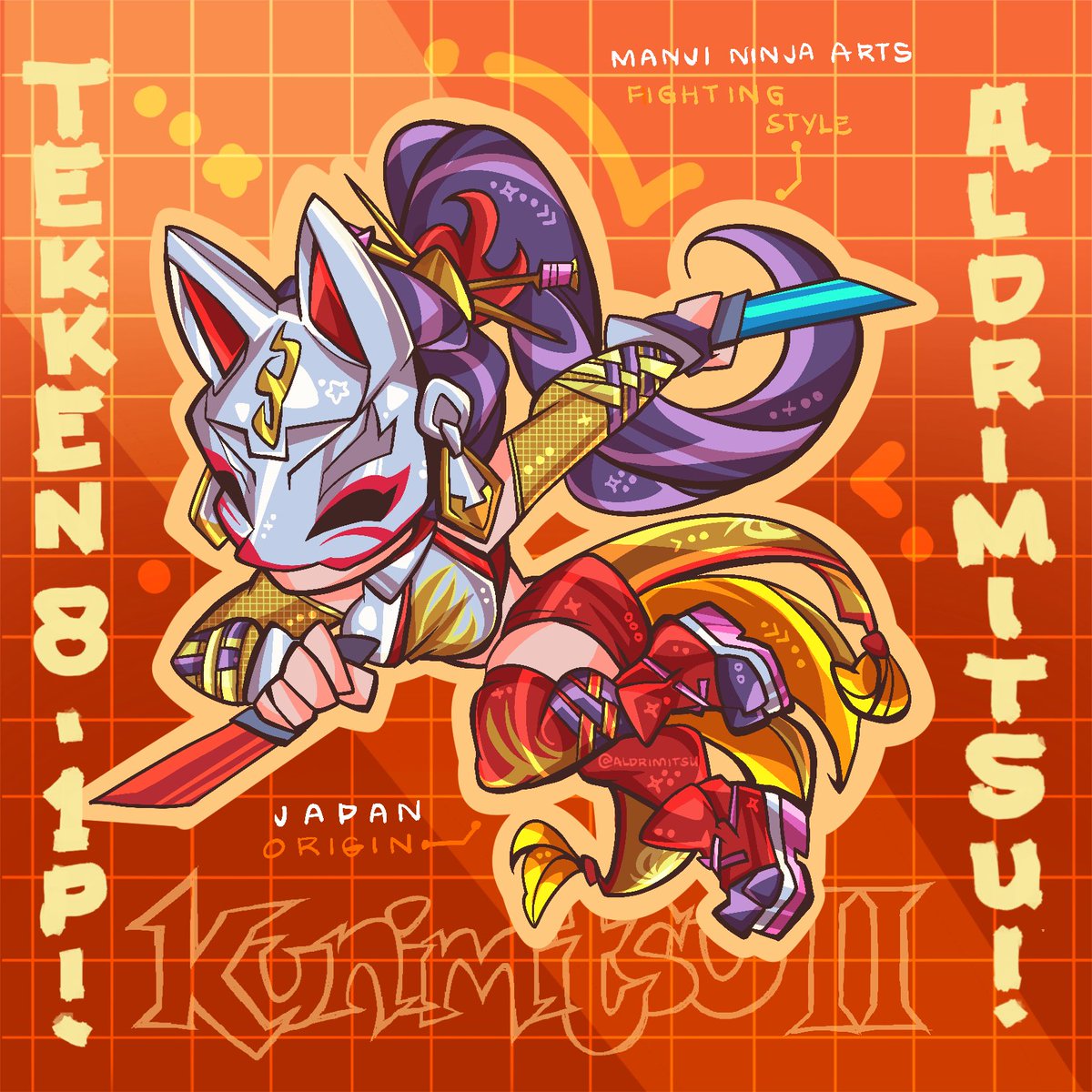 TEKKEN 8 KUNIMITSU 🦊✨
Her and Reina being school frenemies was a pleasant surprise 🤣🤣 Reading into her bio, the first Kunimitsu is now bedridden 😢 That made me sooo sadd 😭😭 

<a href="/TEKKEN/">TEKKEN</a> 
#TEKKEN8 #鉄拳