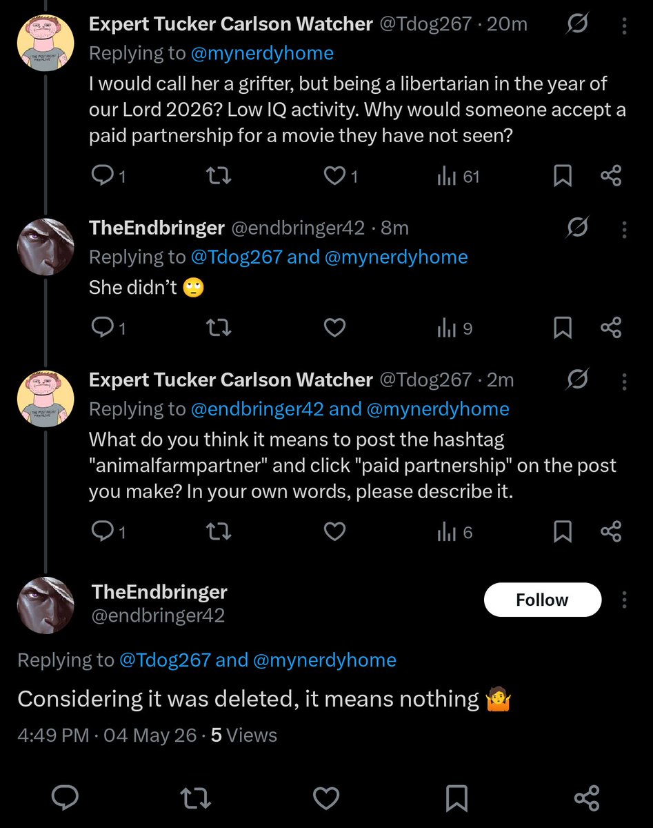 Expert Tucker Carlson Watcher tweet media