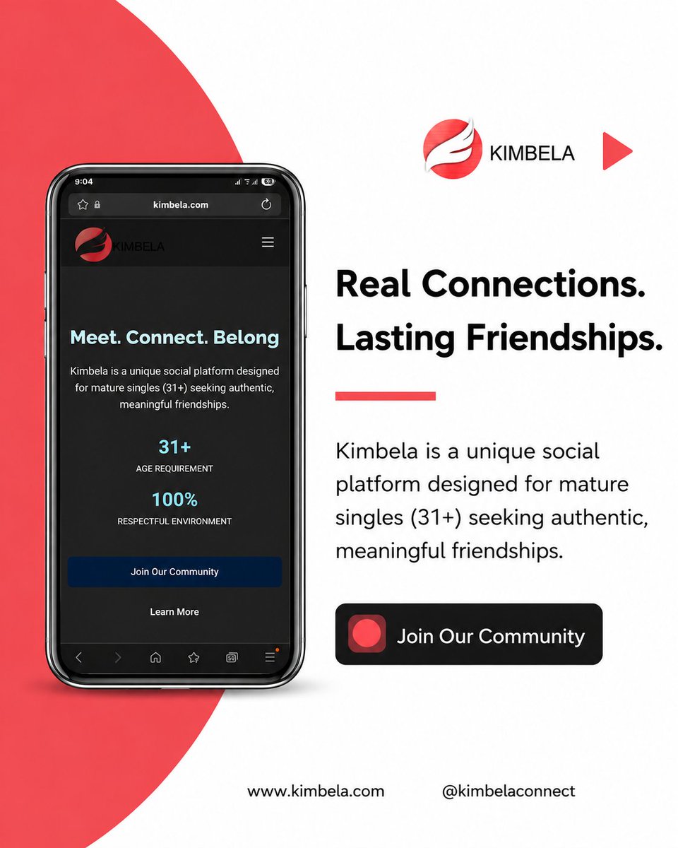 KimbelaConnect's tweet photo. Real connections. Lasting relationships. ❤️
Because meaningful bonds begin with the right people.

#Kimbela #LastingRelationships #MeaningfulConnections #RealLove https://t.co/QuBPZSOU5C