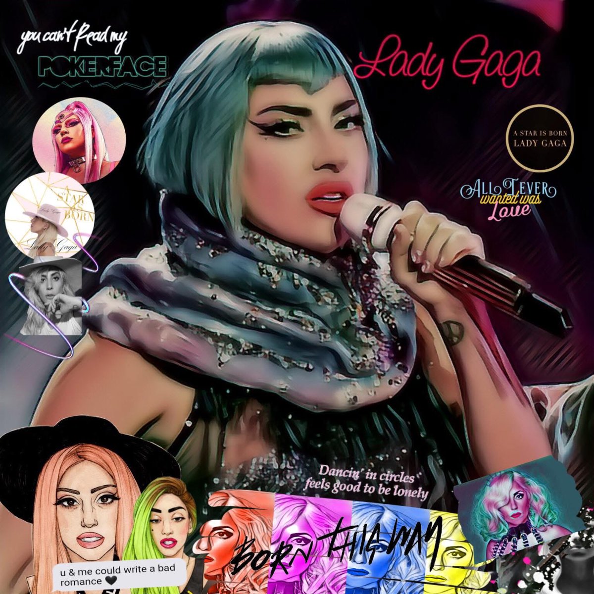StevePops62's tweet image. Pop art of Lady Ga Ga 
#LadyGaGa