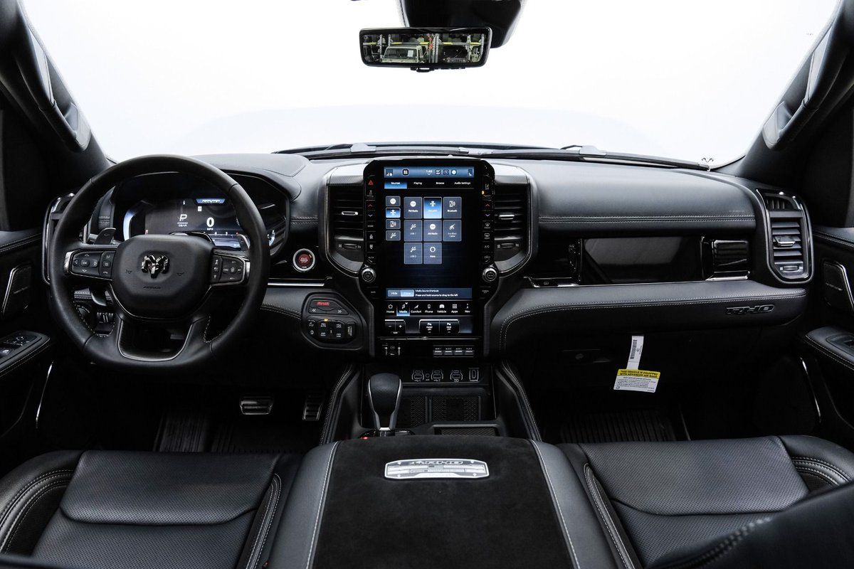 TXVExchange's tweet photo. 2026 Ram 1500 - $119,900

Exterior: Blue
Interior: Black
Engine: Hurricane 3.0L Twin Turbo I6
Transmission: Automatic
Drivetrain: Awd
Mileage: 92
City / Hwy MPG: 14 / 16

#Ram1500 features: https://t.co/qj32TgQwso https://t.co/AKkhxJJqzX