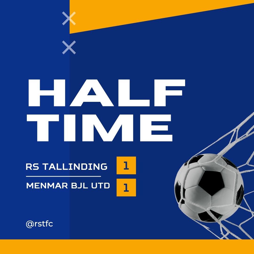 HT

Menmar scored in first half added time to cancel out Ba Alpha's opener.
