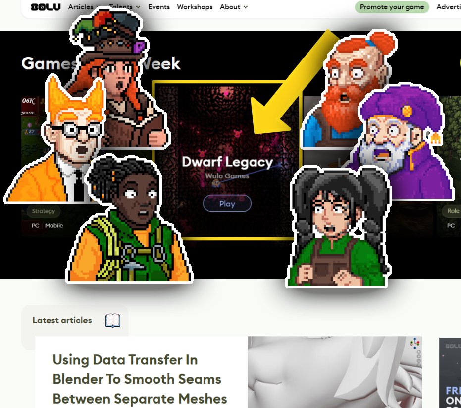 TheWulo's tweet image. Holy shit. My indie game just got featured on the front page of @80Level . I'm losing my mind. Thank you so much.

#indiegames #gamedev #indiedev