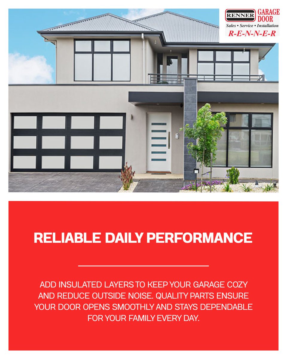 RennerSupplySTL's tweet image. Upgrade to a premium insulated garage door for a quieter, cozier home. We use professional-grade parts to ensure smooth, dependable operation for your family.

Experience the difference of a premium installation today!

#RennerGarageDoor #GarageDoor #HomeImprovement #STL