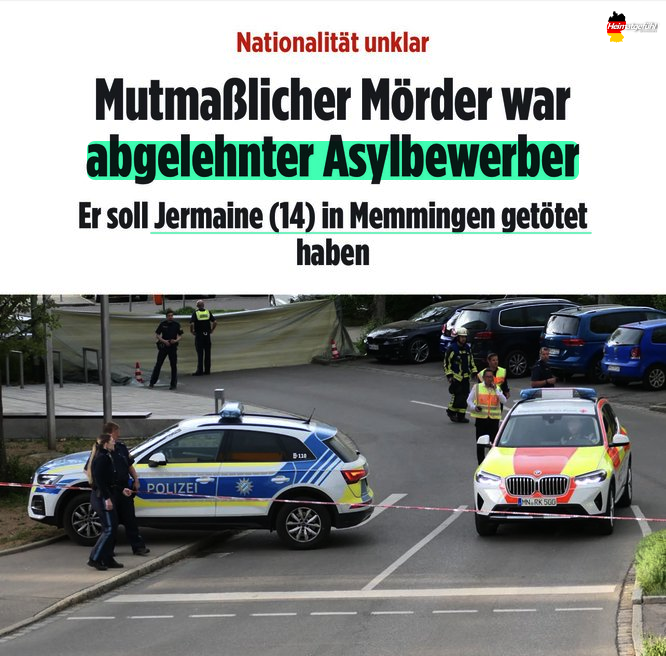 Ein 37-jähriger abgelehnter Asylbewerber tötet einen 14-jährigen Jungen.

Es widert mich nur noch an.