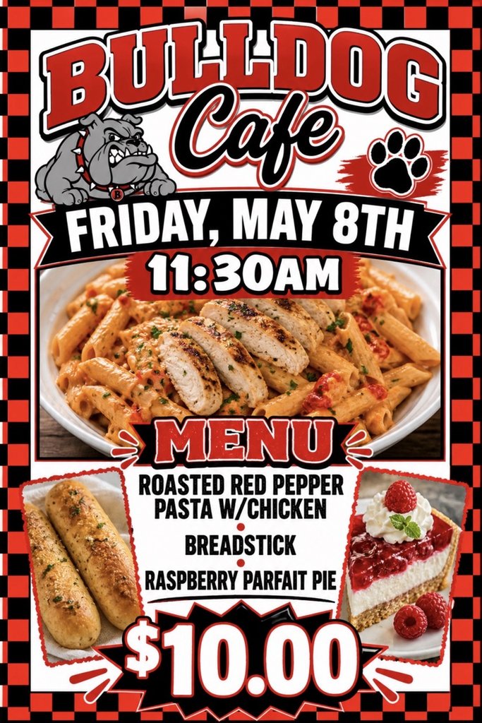 hd_csd's tweet photo. Bulldog Cafe this Friday, May 8th. Get signed up on Bound for tickets https://t.co/iMTVIgPmFk