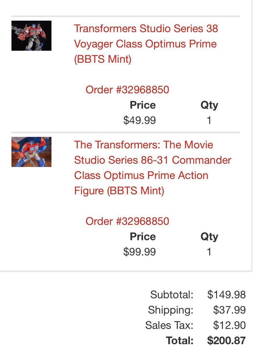 Ian_Fahringer's tweet photo. Did I seriously spend $200 for two #StudioSeries #OptimusPrime figures from #TheTransformersTheMovie1986 and #Bumblebee2018? Yes, yes I did but come on itโs my 30th birthday week, Iโm allowed to splurge money on myself ๐ https://t.co/uP7xNBSJDz