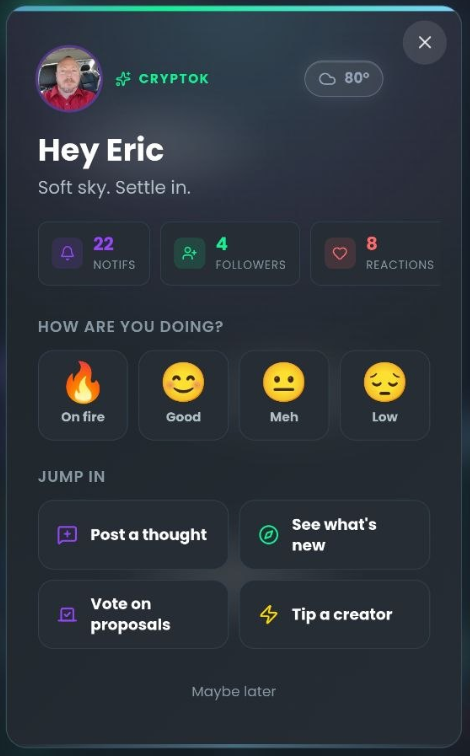 CrypTok tweet media