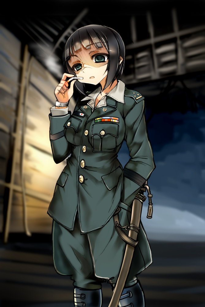 最近陸自話題だし、過去に描いたおふざけ陸自再掲
(基本東側化か旧軍化) 