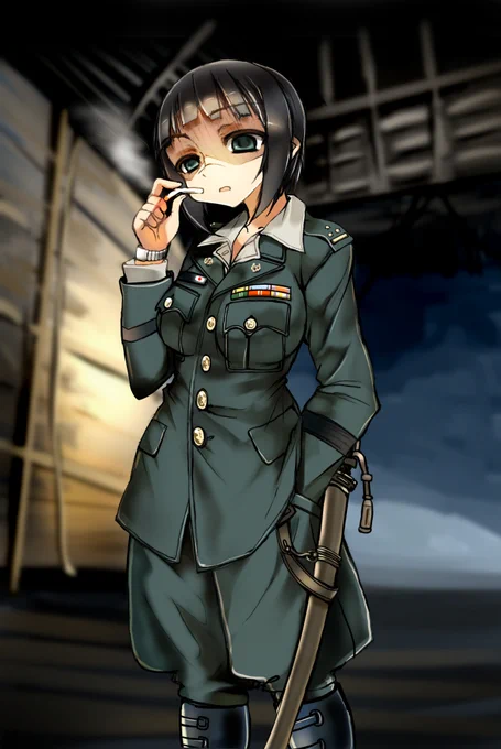 最近陸自話題だし、過去に描いたおふざけ陸自再掲 (基本東側化か旧軍化)