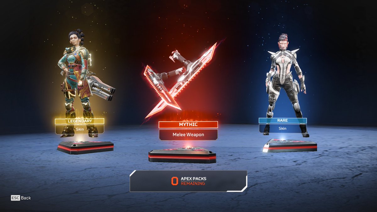 First pack, thanks <a href="/PlayApex/">Apex Legends</a> 
NEVER STOP GAMBLING
NEVER GIVE UP