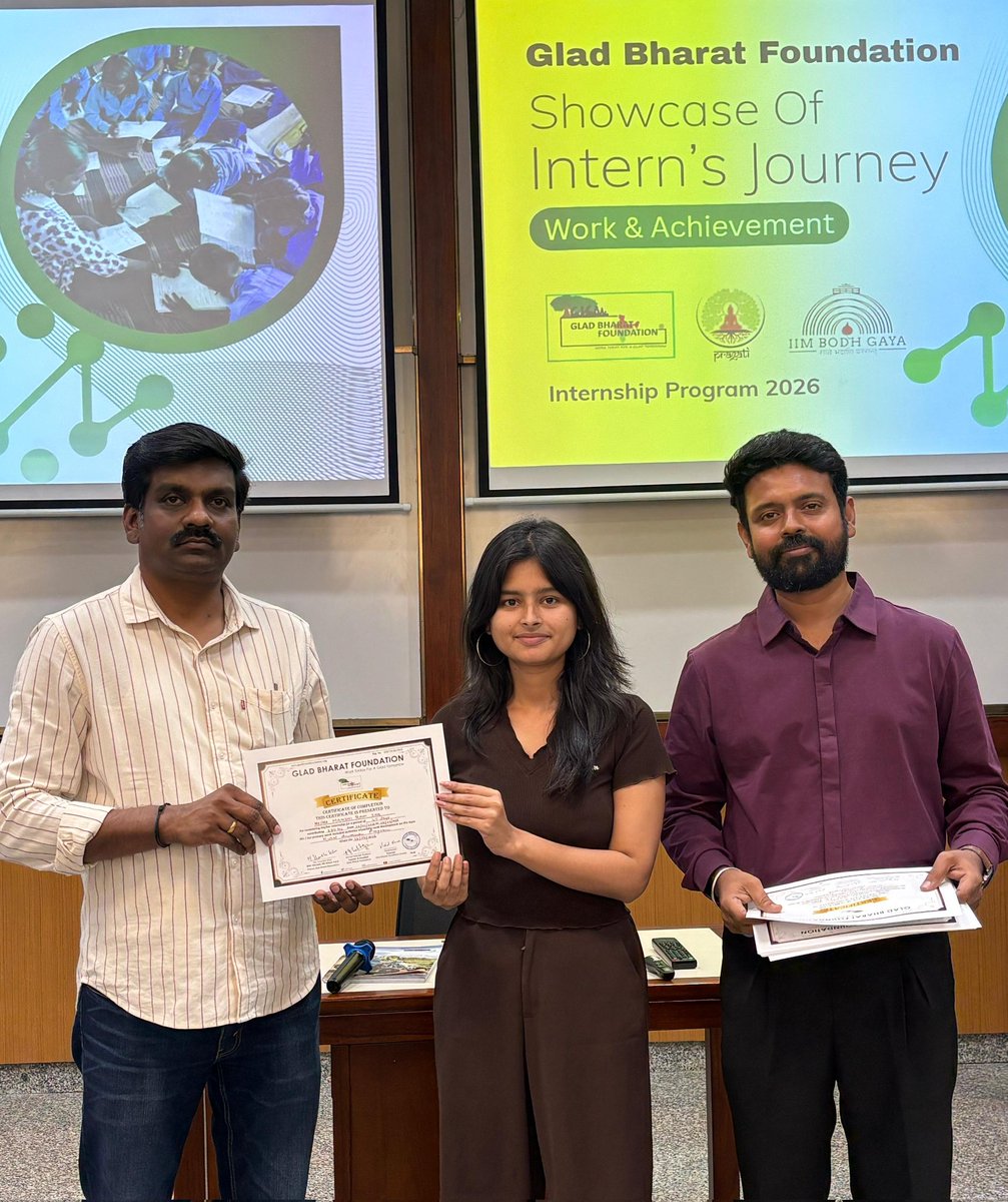 bharat_glad's tweet photo. Sharing a blog, reflecting the journey of interns from IIM Bodhgaya at Glad Bharat Foundation https://t.co/YOvtmX56XL https://t.co/awciIsjL3g