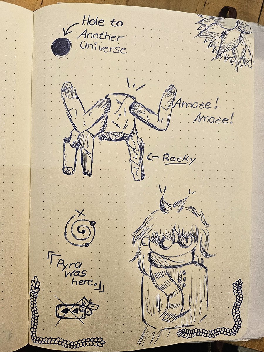 Pyra_Persik's tweet photo. I don't think I'll be able to stream today. But I'm definitely making room for a Thursday stream!!
(In the meantime here's a doodle I made during my break, I watched 'Project Hail Mary' and loved it <3)
#projecthailmary https://t.co/pYo9DHGb8V