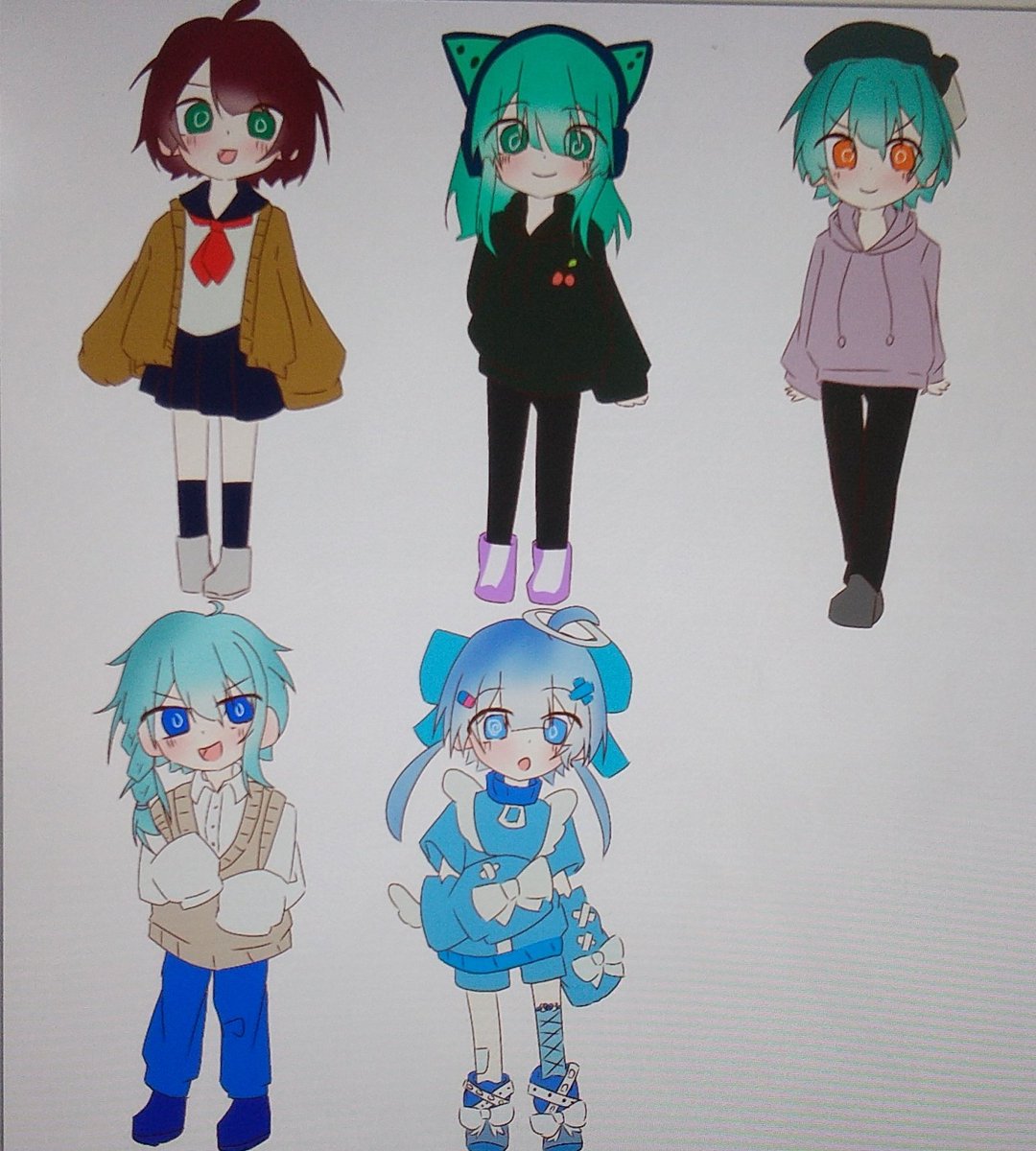 QyT5HPGs6m14259's tweet photo. うちが知っている限りのフォロワーを全員描いたよ😇(23人) https://t.co/z7vDr4At2W