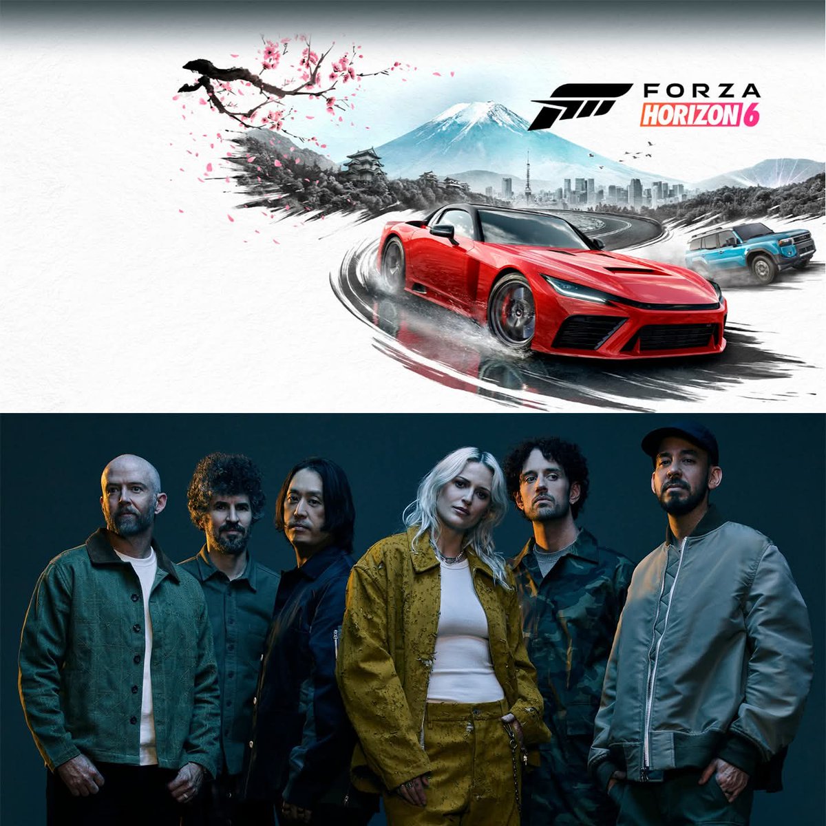 JimerSamuel's tweet photo. Linkin Park estará en FORZA HORIZON 6 🇯🇵
Y no solo ellos, también los acompañarán A Day To Remember, BABYMETAL, Sleep Theory, Poppy, Spiritbox, entre otras bandas en la estación de radio "Horizon XS".
#linkinpark #adtr #poppy #BABYMETAL #spiritbox #HorizonXS #forzahorizon6 #forza https://t.co/erWhVWUNxP