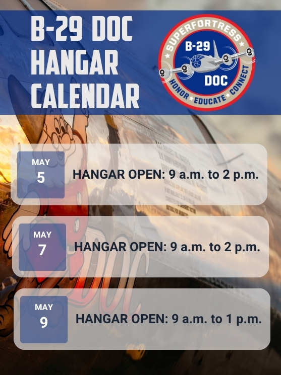 B29DocsFriends's tweet photo. The #B29DOC Hangar, Education and Visitor Center is open this week in #Wichita -- we hope to see you! #warbirds #Kansas #History https://t.co/IXcQcNuWeW