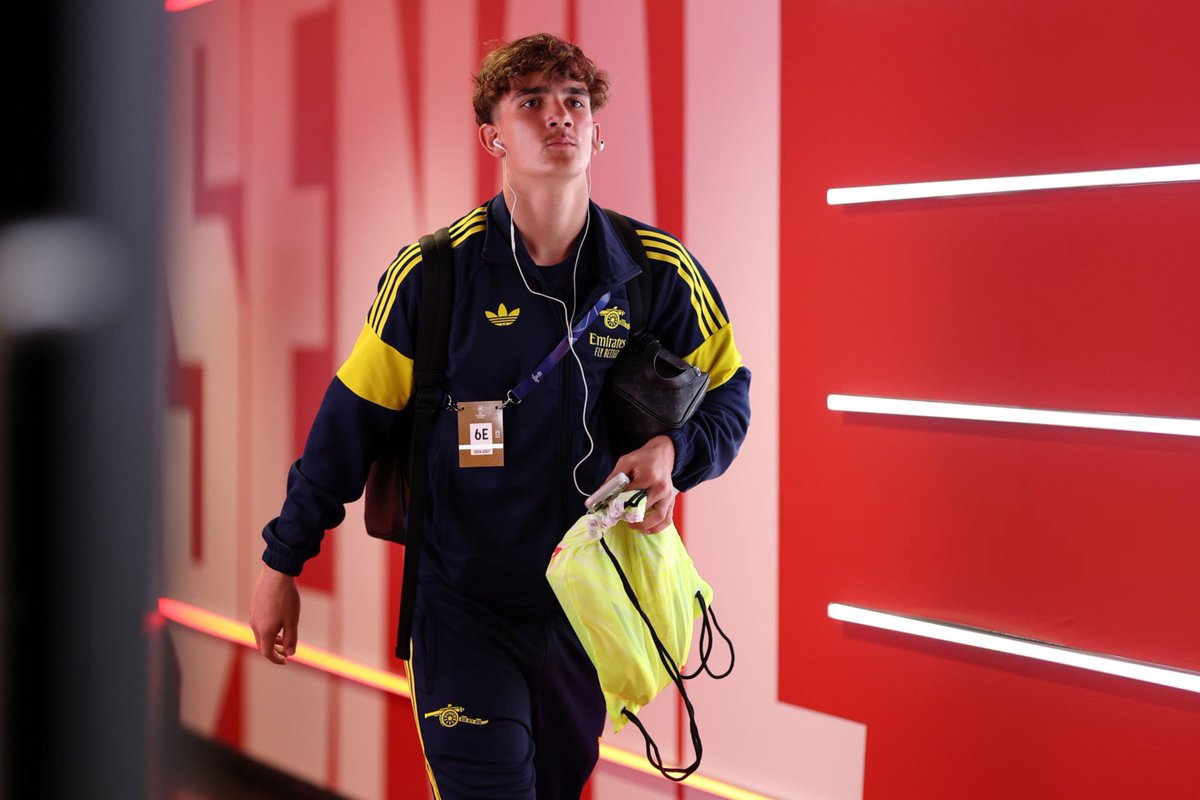 ArsenalRadar's tweet image. 📷! Max Dowman at the Emirates.. #ucl