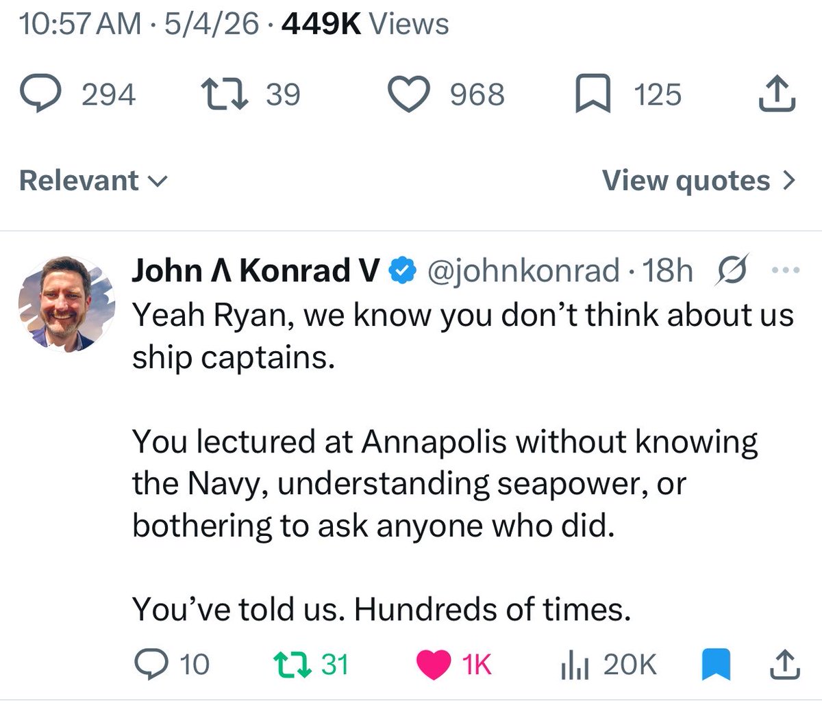 John Ʌ Konrad V tweet media