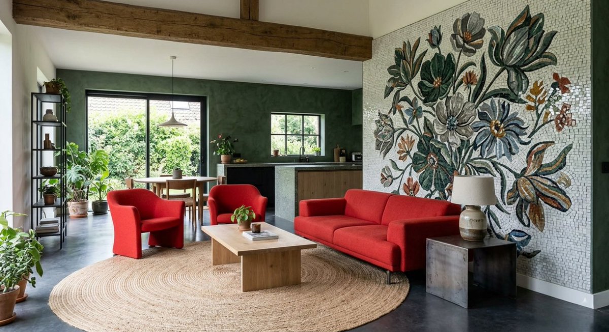 MosaicsLab's tweet photo. Glass mosaic and reclaimed stone, built once, appreciated for decades. https://t.co/VYsuBYBXF1 #SustainableInteriors #MosaicArt #InteriorDesignTrends #interiordesign https://t.co/j6w7YLpmVd