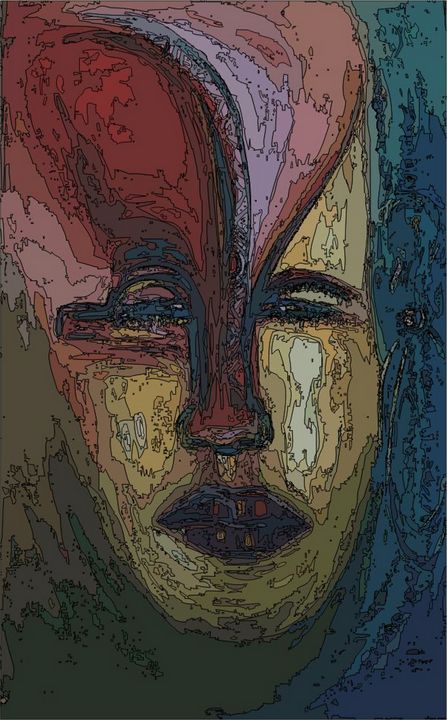 AchugwoStephen's tweet photo. Art of the Day! "Beauty III". Buy at: https://t.co/o95ZBdmP78 https://t.co/rZw4luB7Pz