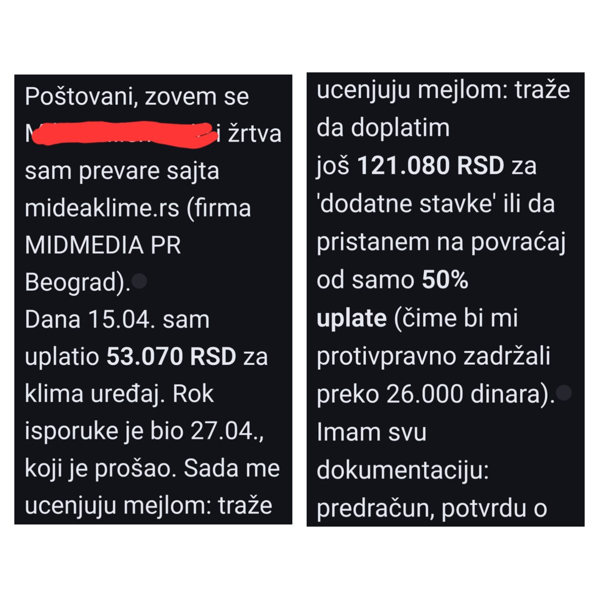 Udruženje potrošača EFEKTIVA tweet media